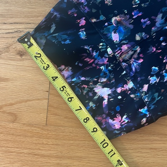 RBX ultra hold cropped leggings XS extra small pockets new floral abstract crop - Picture 8 of 14